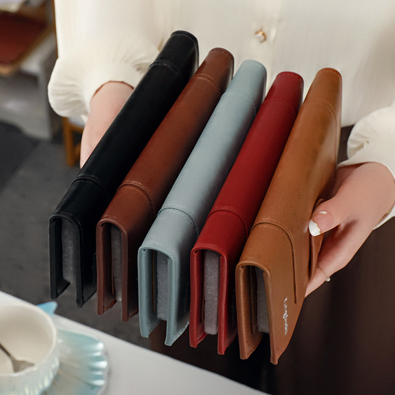 30%OFF 💰Cartera vintage de piel auténtica con doble cremallera y ranura para múltiples tarjetas para mujer
