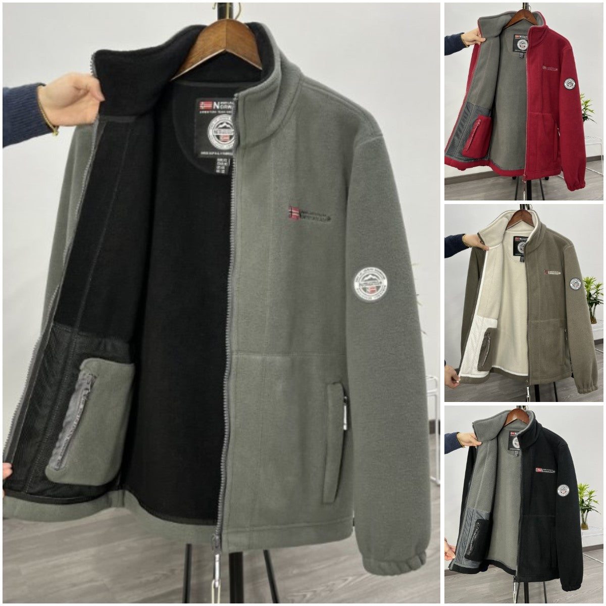30%OFFChaqueta de Terciopelo Grueso de Lana para Hombre, Talla Grande, Cálida y Cómoda para Otoño e Invierno【40% de Descuento】