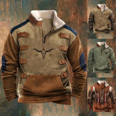 2026 Sudadera con capucha de manga larga 3D para hombre Otoño Invierno Cálido resistente al frío