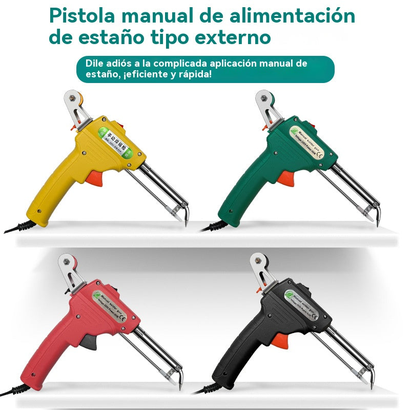 🔥30%OFF🔥Pistola de soldar eléctrica manual, set de soldadura automático