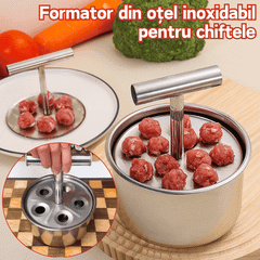 30%OFF🔥Máquina para hacer albóndigas de acero inoxidable, práctico utensilio de cocina, ideal para albóndigas de carne y pescado🍖🐟